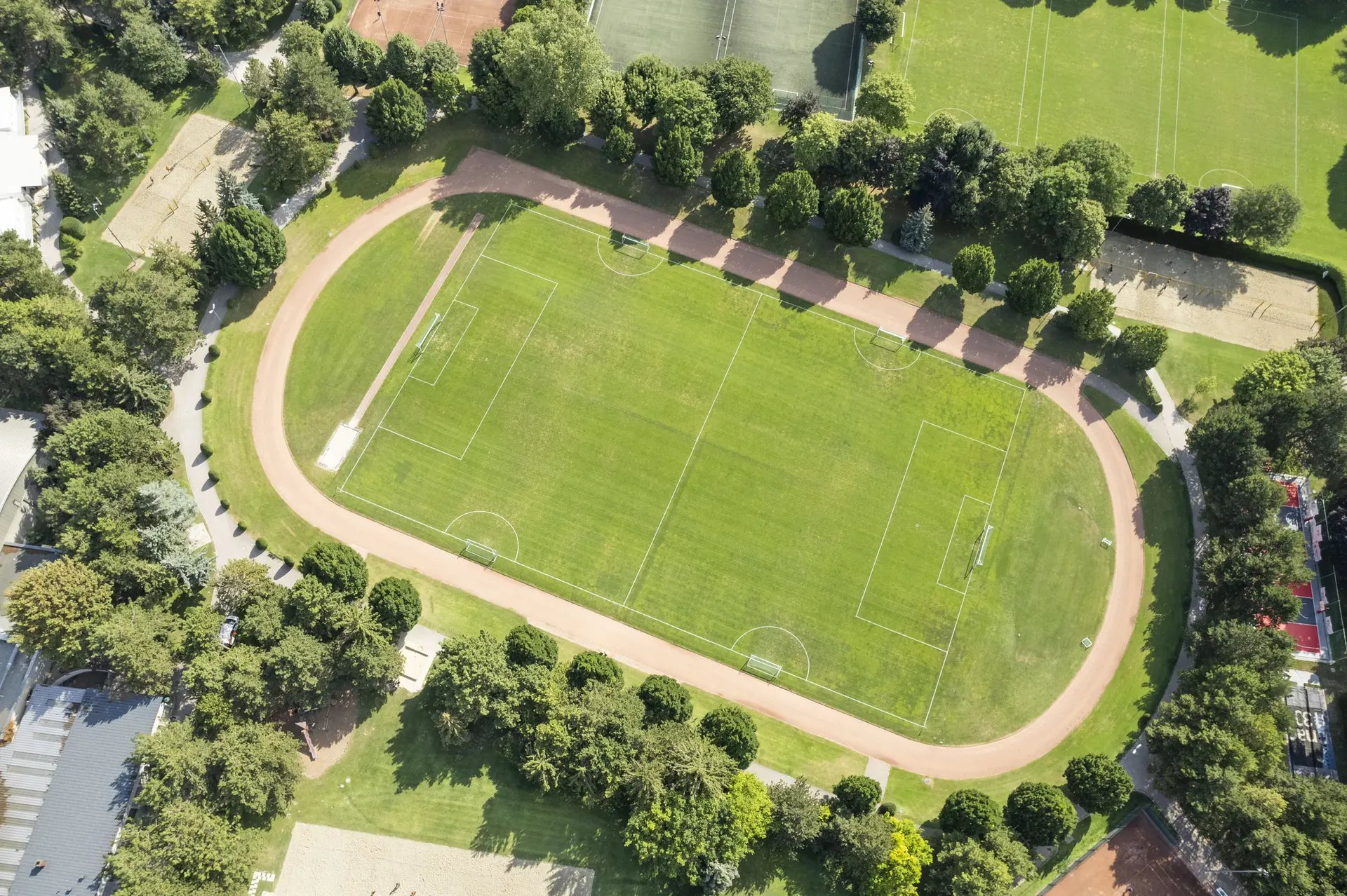 Fußballplätze Sportcenter Donaucity